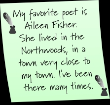 My Favorite Poet is from the Northwoods of Michigan