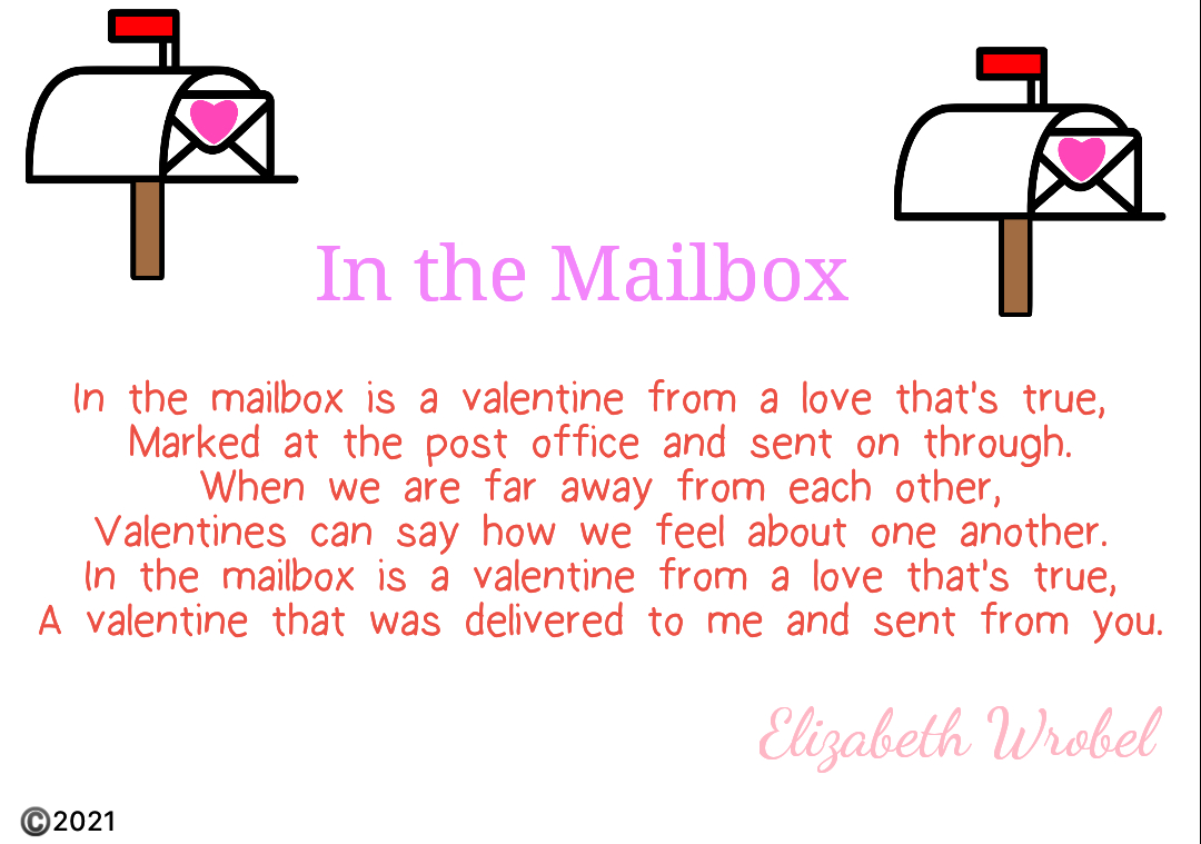In the Mailbox a Valentine poem by Elizabeth Wrobel